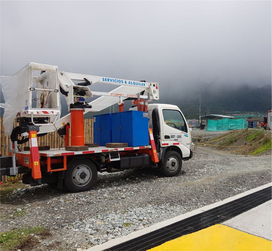 Alquiler carro canasta para trabajos en altura 9 alquiler brazo articulado