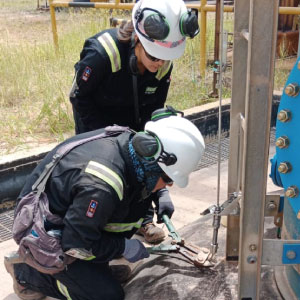 Trabajo en alturas 10 Línea de vida vertical