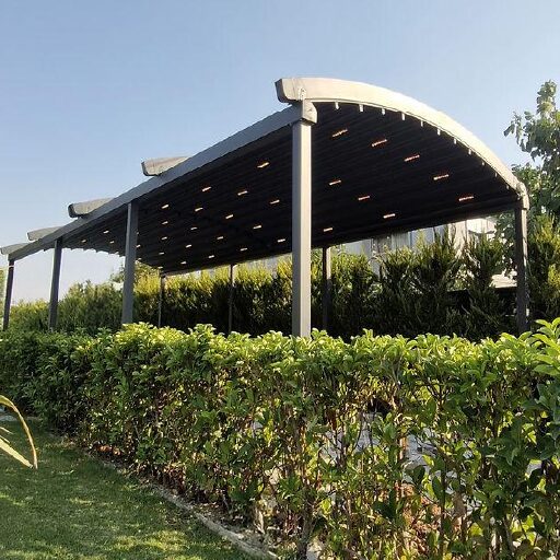 Curvado y Rolado de Tubería y Perfiles Metálicos | Soltec e Ingeniería 4 Pergola curva