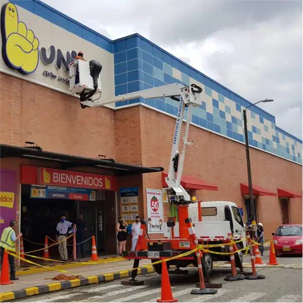 Alquiler carro canasta en pereira instalaciones publicitarias